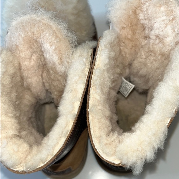 UGG Brown and Cream Winter Boots - Picture 10 of 10